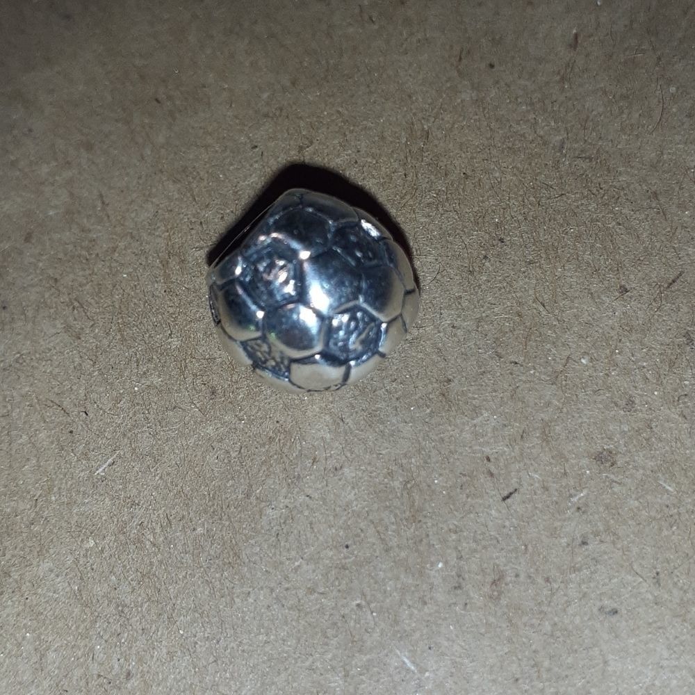 Soccer Ball 925 Silver‎ Pandora Bracelet Charm